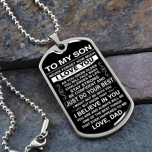 To My Son - Stay Strong, Be Confident - INCLUDES FREE SHIPPING