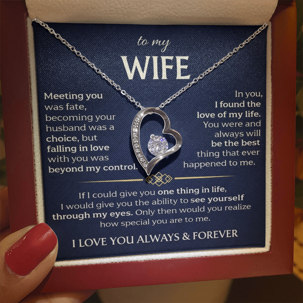 To My Wife - Forever Love Necklace