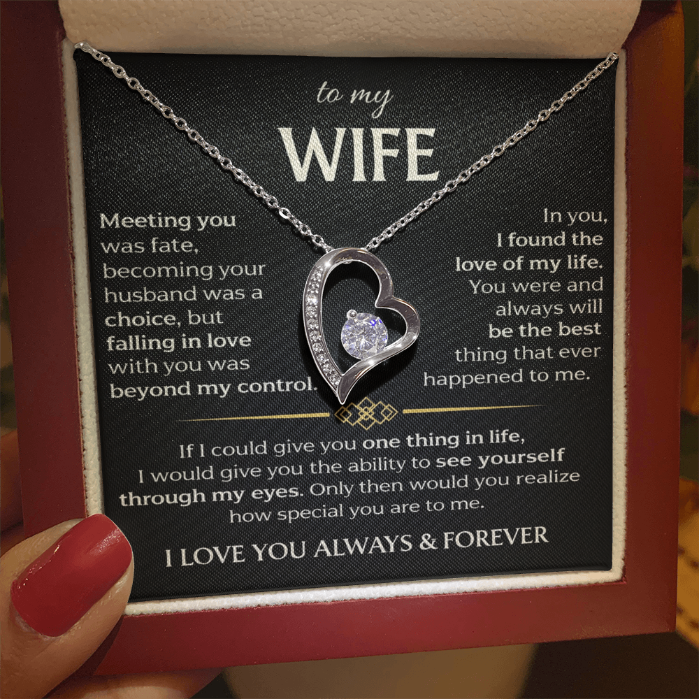 To My Wife - Forever Love Necklace