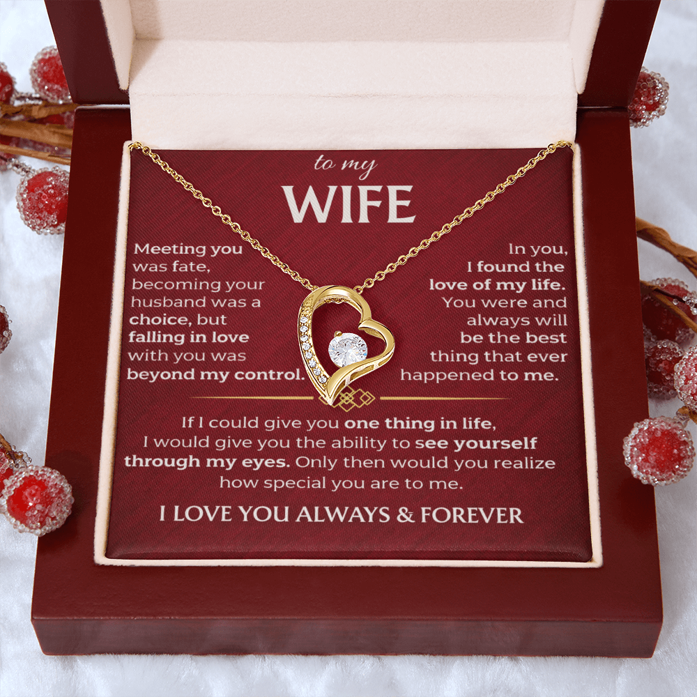 To My Wife - Forever Love Necklace