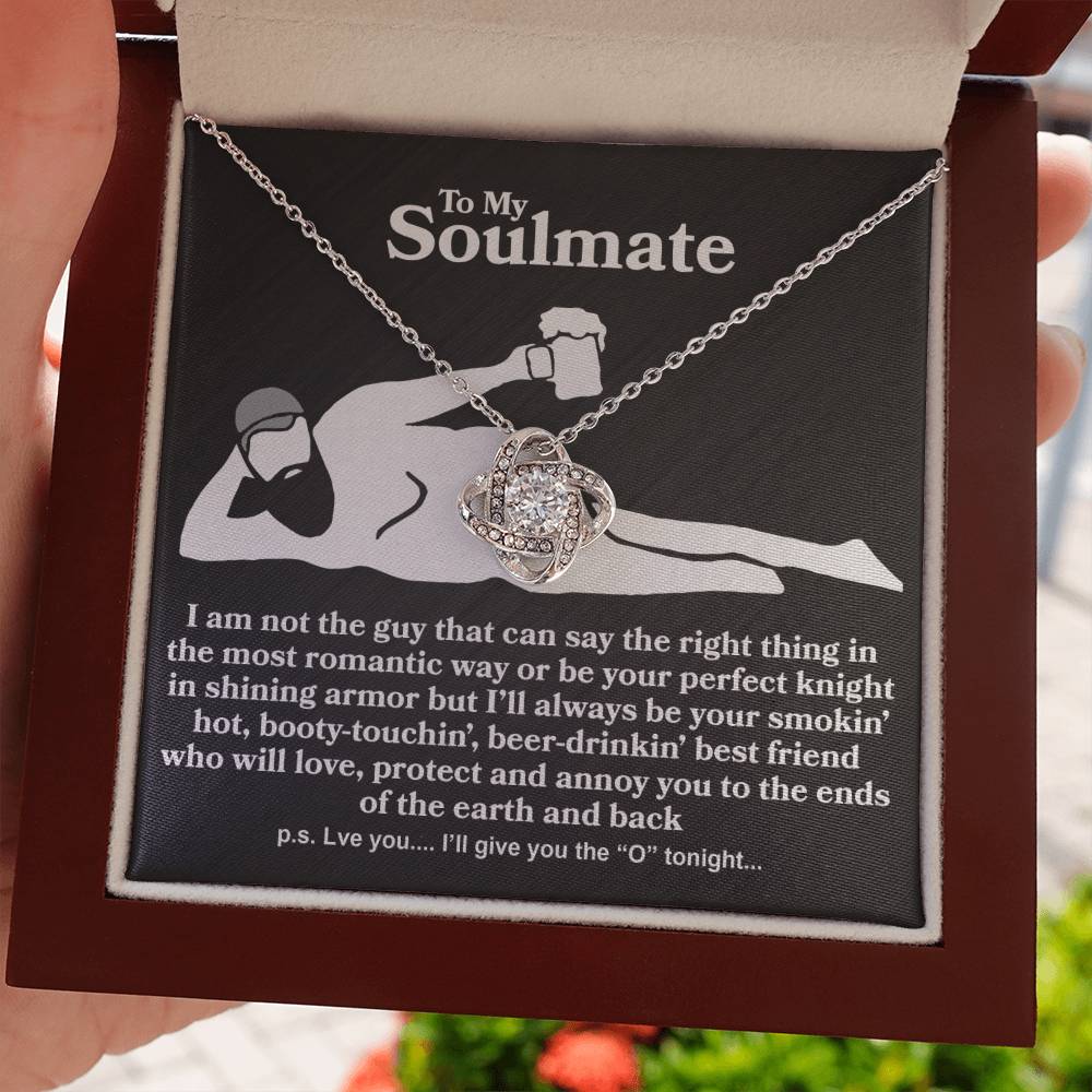 Soulmate - I Am Not The Guy - Love Knot Necklace - INCLUDES FREE SHIPPING