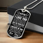 Son - Just Do Your Best - Love Dad -  INCLUDES FREE SHIPPING