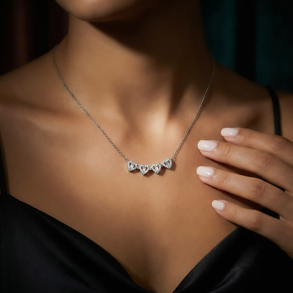 Magnetic Hearts Necklace