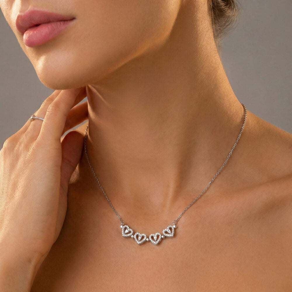 Magnetic Hearts Necklace
