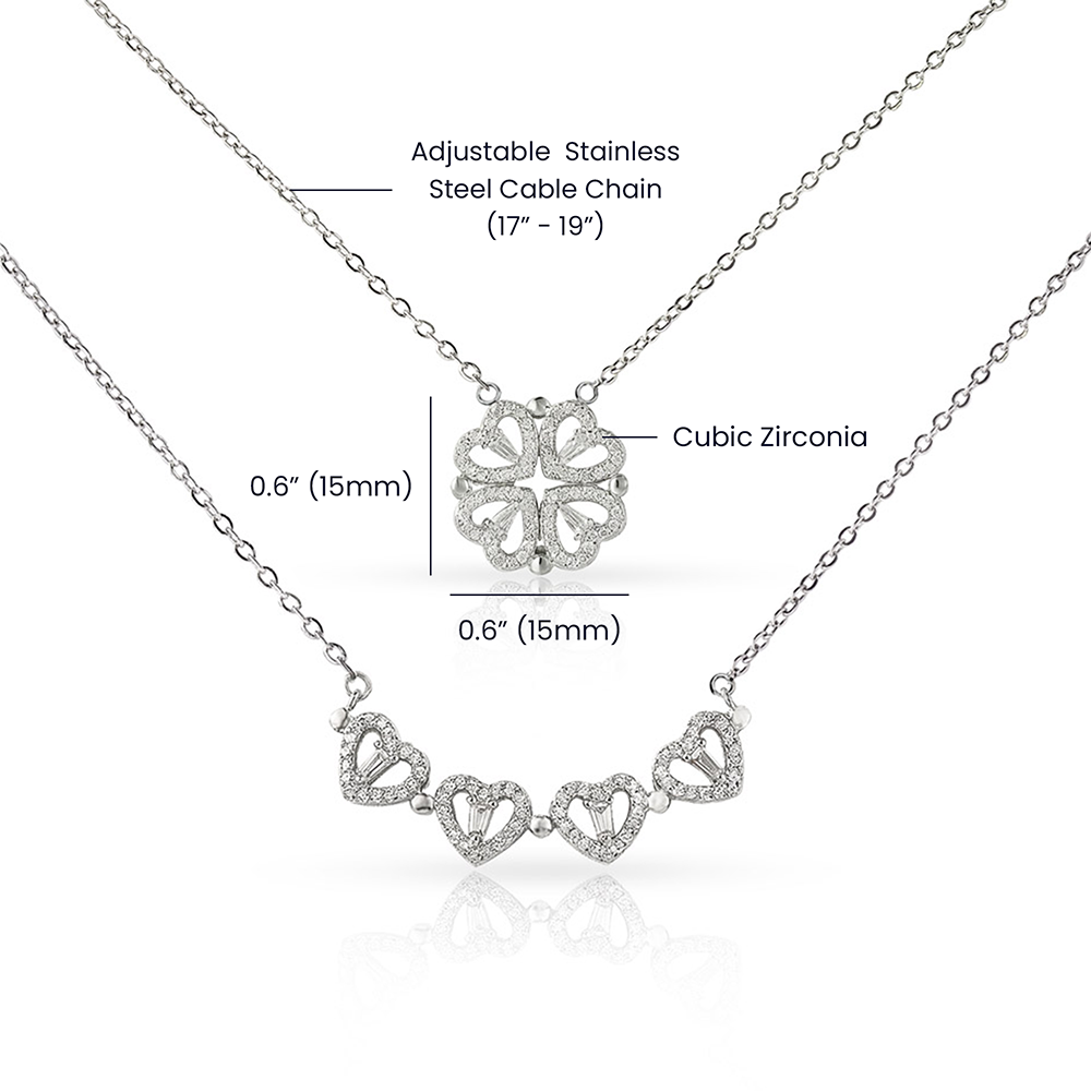 Magnetic Hearts Necklace