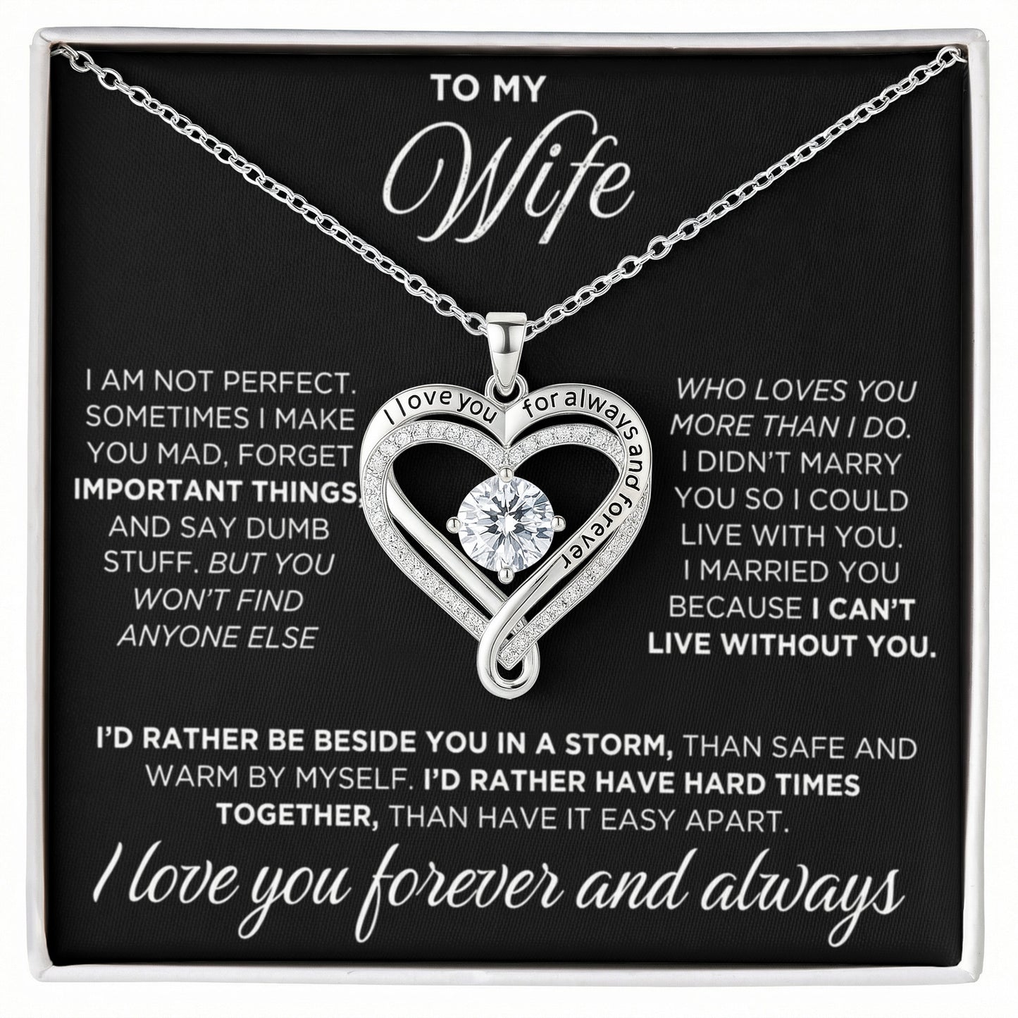 To My Wife - I Love You For Always And Forever