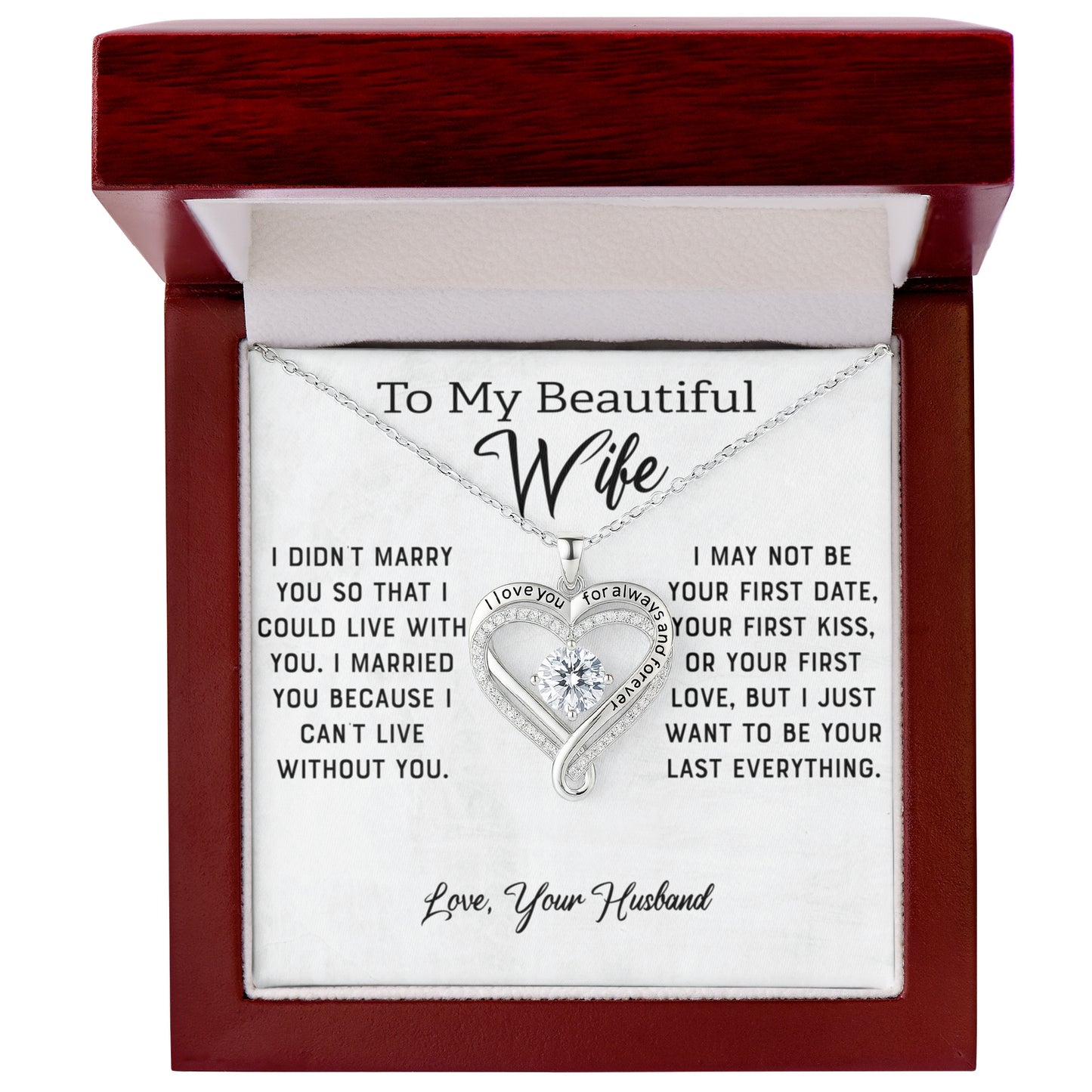To My Wife - I Love You For Always And Forever