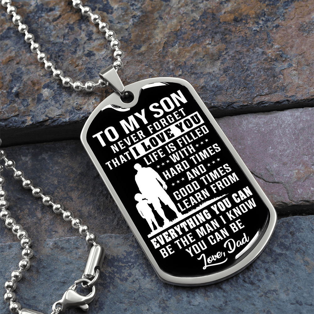 To My Son - Be The Man I Know You Can Be - INCLUDES FREE SHIPPING