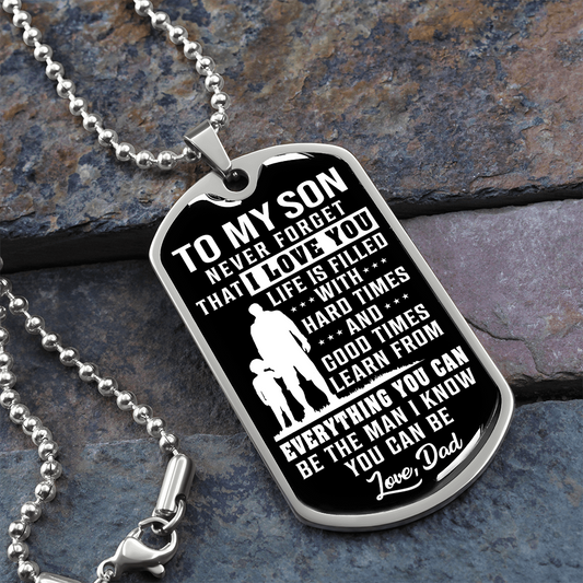 To My Son - Be The Man I Know You Can Be - INCLUDES FREE SHIPPING