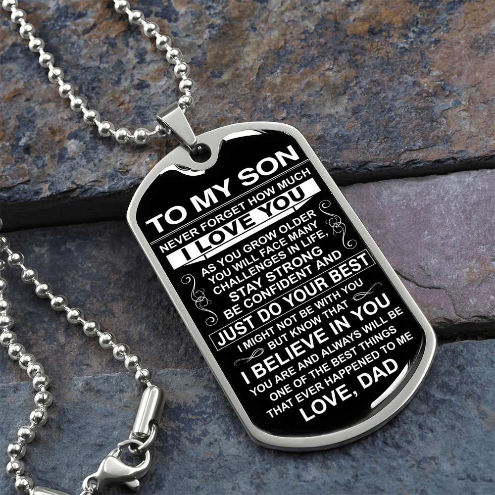 To My Son - Stay Strong, Be Confident - INCLUDES FREE SHIPPING
