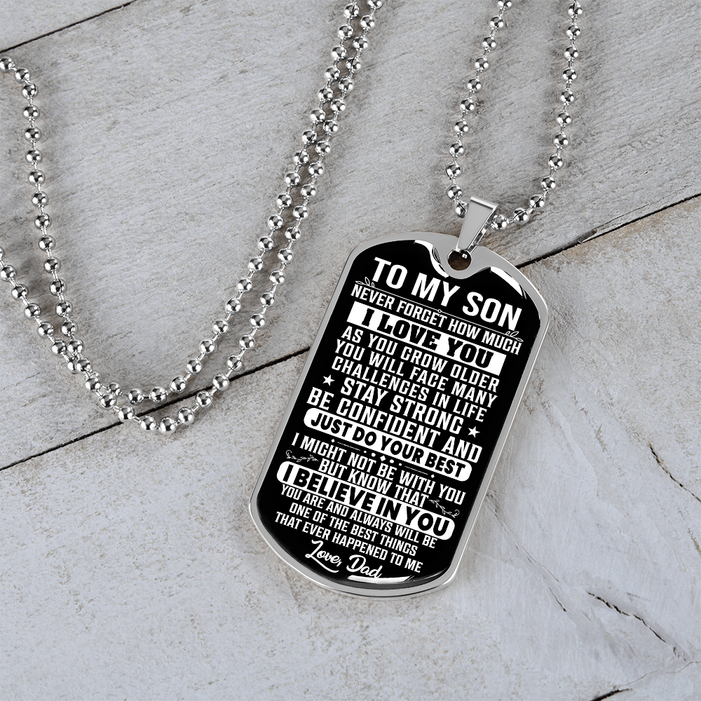 Son - Stay Strong - Love Dad  - INCLUDES FREE SHIPPING