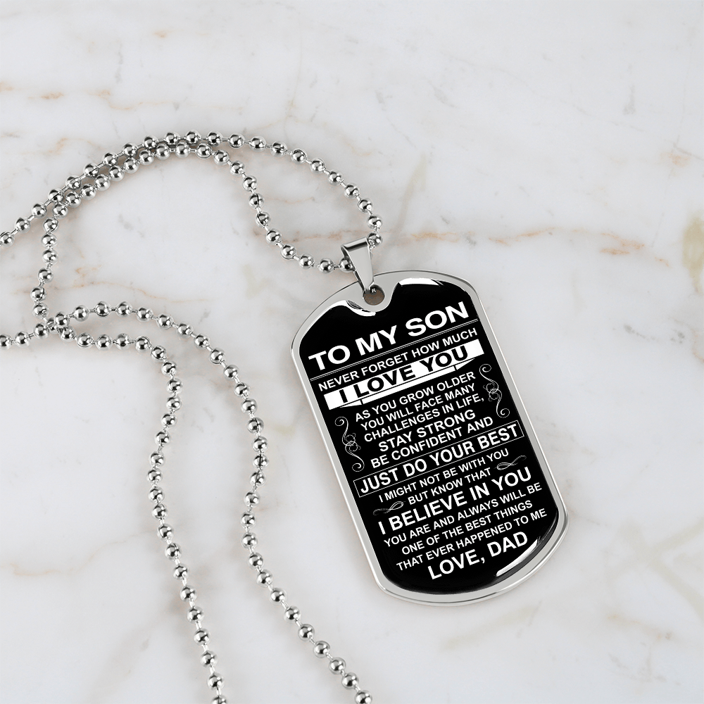 To My Son - Stay Strong, Be Confident - INCLUDES FREE SHIPPING