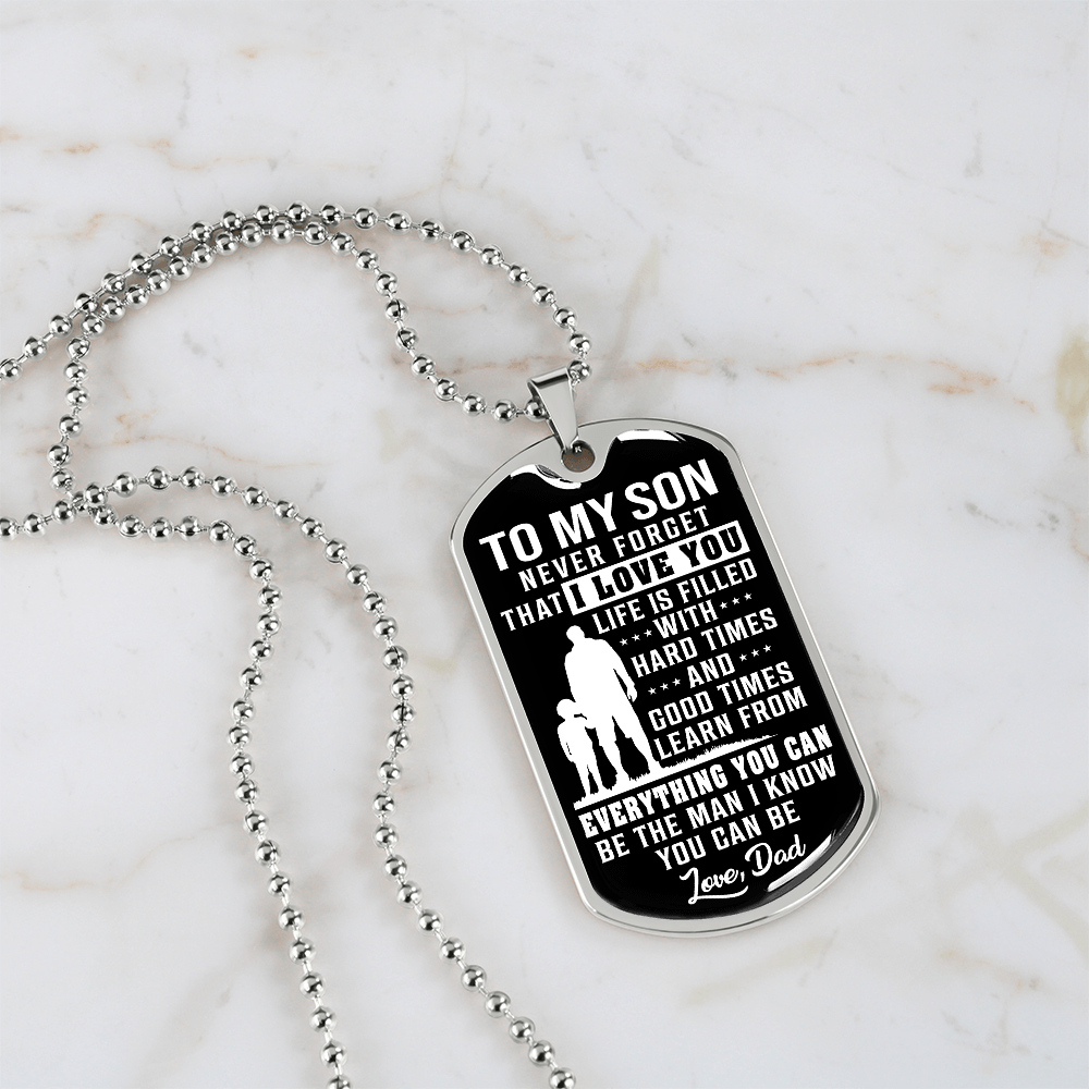 To My Son - Be The Man I Know You Can Be - INCLUDES FREE SHIPPING