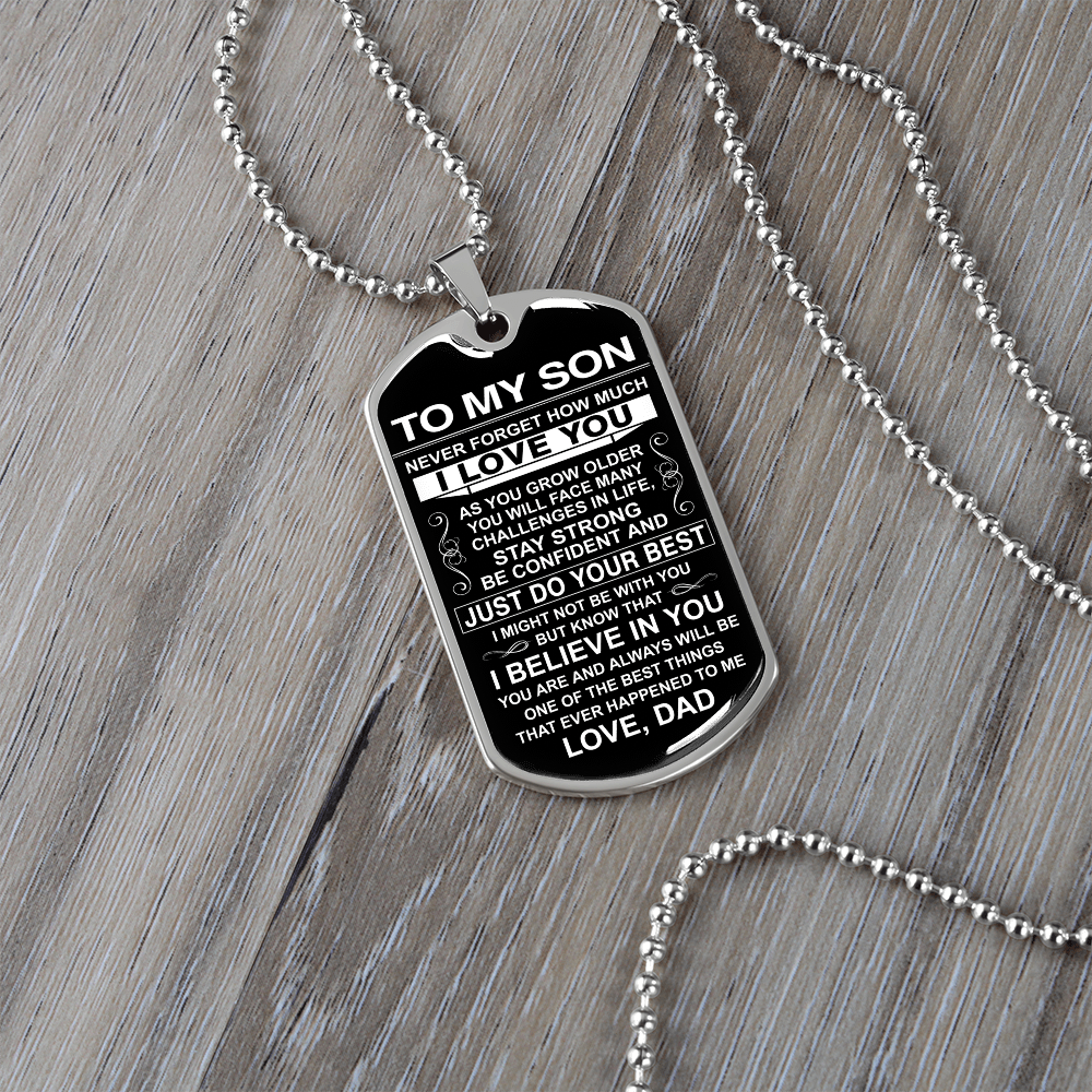 To My Son - Stay Strong, Be Confident - INCLUDES FREE SHIPPING