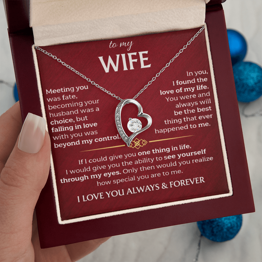 To My Wife - Forever Love Necklace
