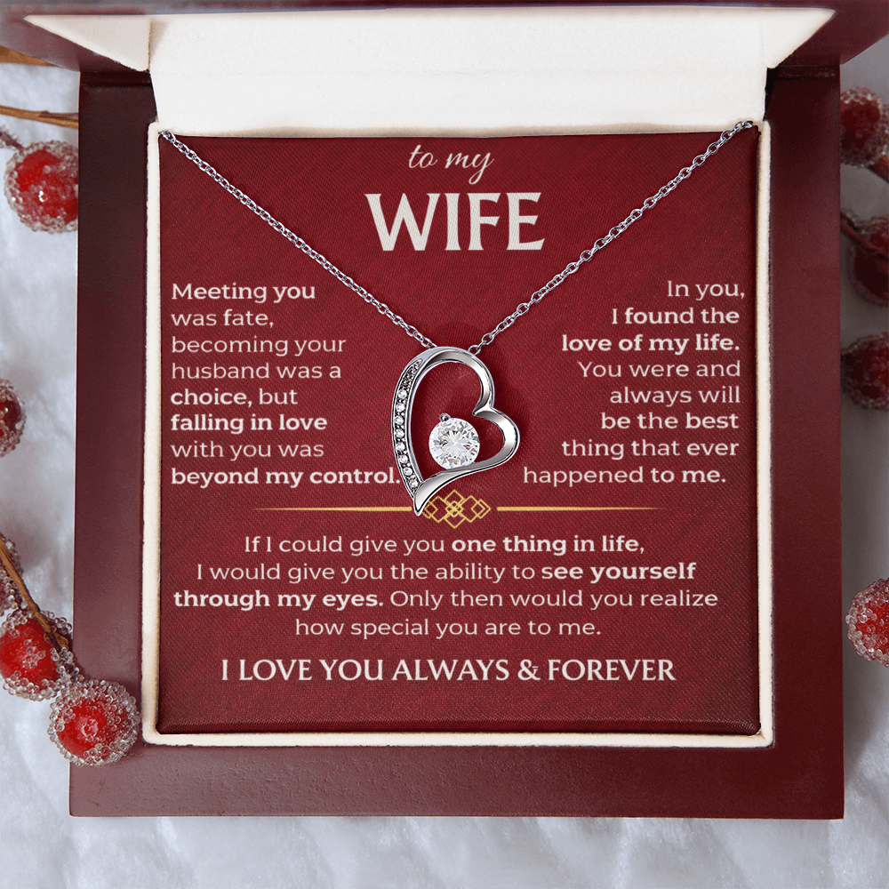 To My Wife - Forever Love Necklace