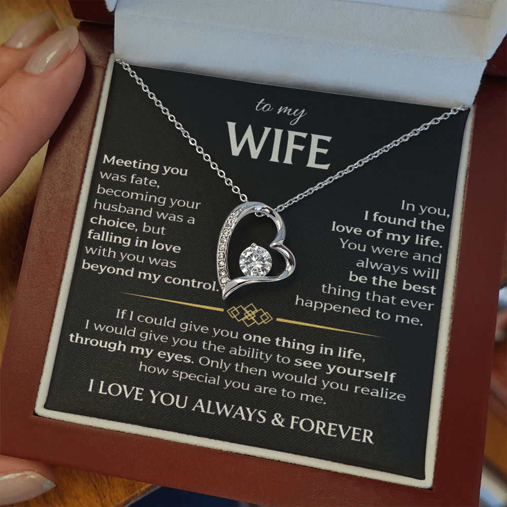 To My Wife - Forever Love Necklace