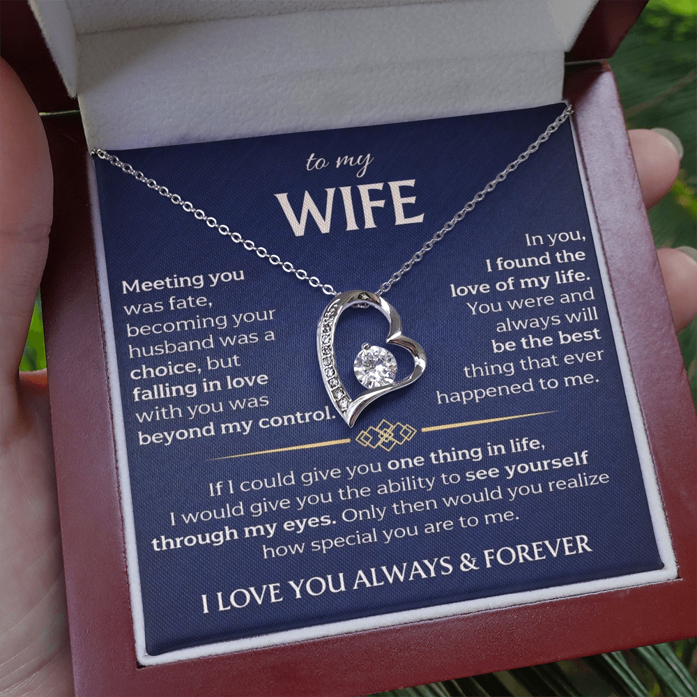 To My Wife - Forever Love Necklace