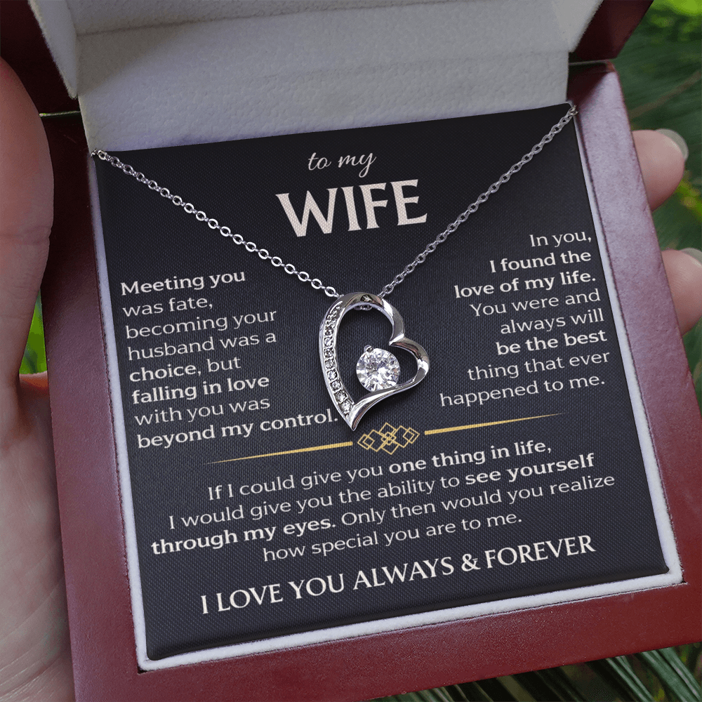 To My Wife - Forever Love Necklace
