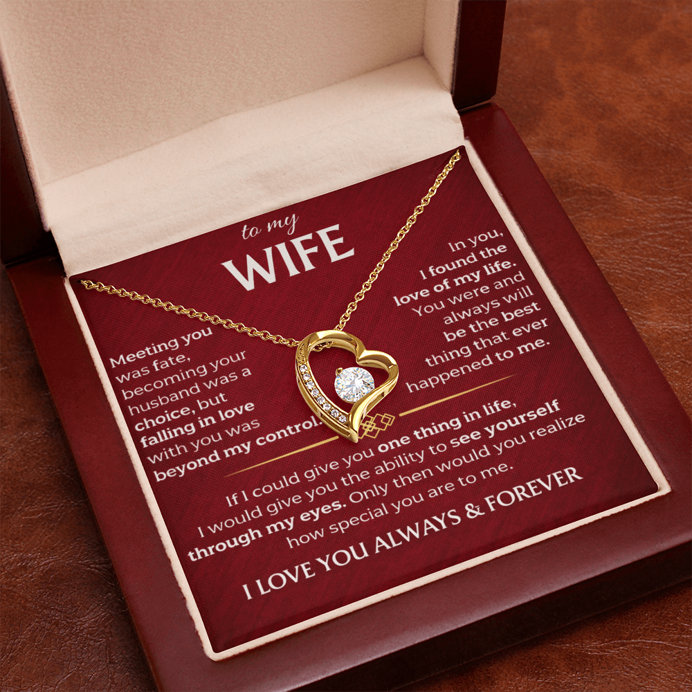 To My Wife - Forever Love Necklace