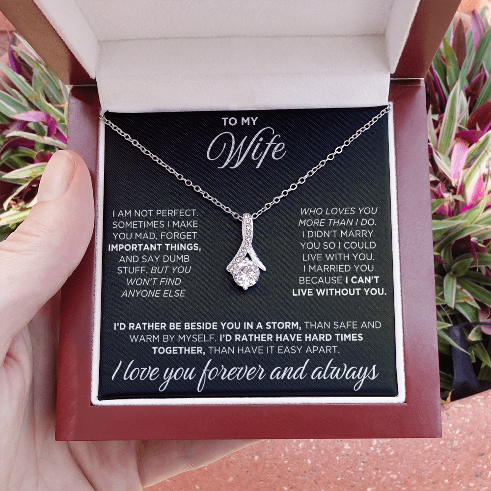 To My Wife - Alluring Beauty Necklace - INCLUDES FREE SHIPPING