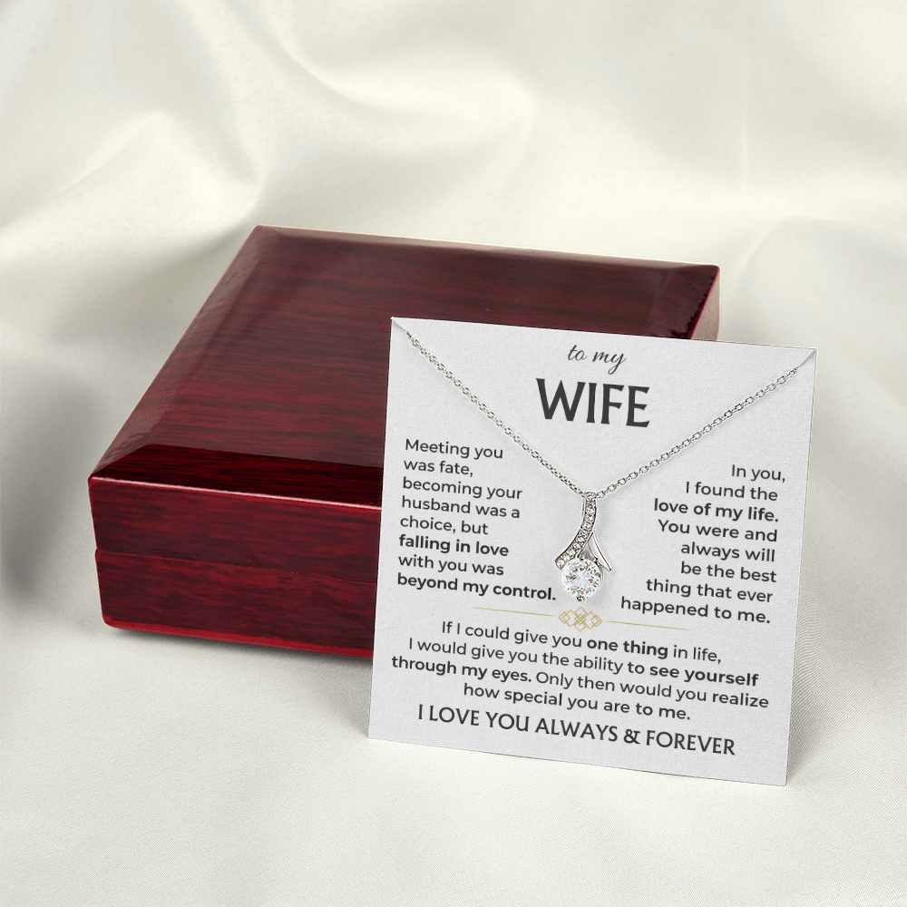 To My Wife - Alluring Beauty Necklace