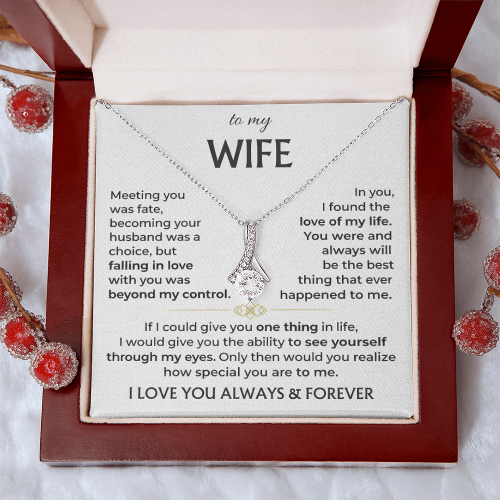 To My Wife - Alluring Beauty Necklace