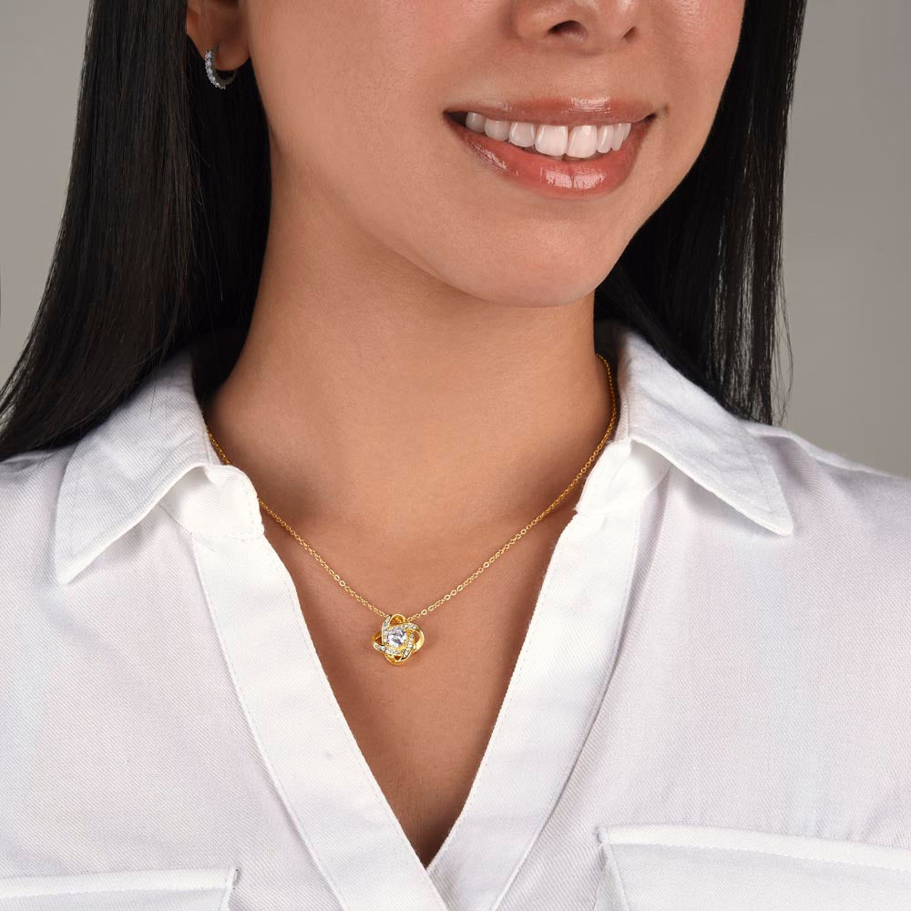 A Clean Slate - Love Knot Necklace - FREE SHIPPING INCLUDING