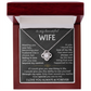 To My Beautiful Wife - Meeting You Was Fate - Love Knot Necklace - INCLUDES FREE SHIPPING