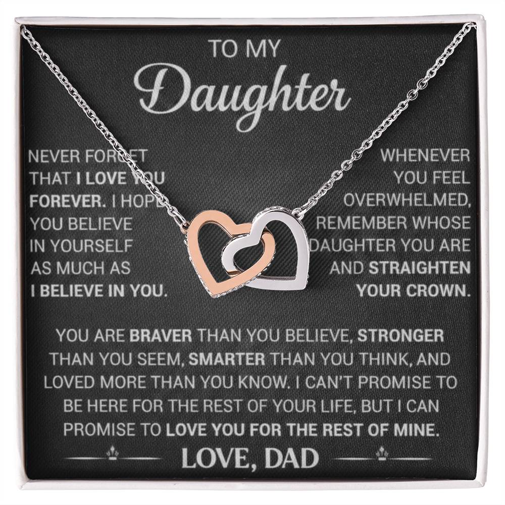 To My Daughter - Whenever You Feel Overwhelmed - Love Dad