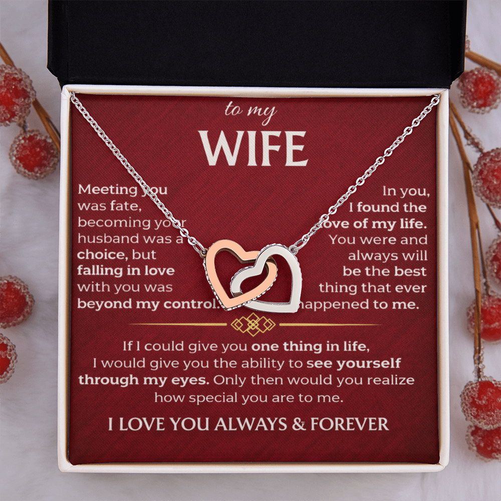 To My Wife - Interlocking Hearts