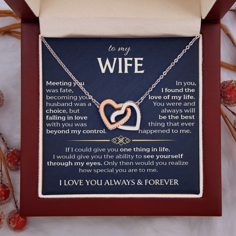 To My Wife - Interlocking Hearts