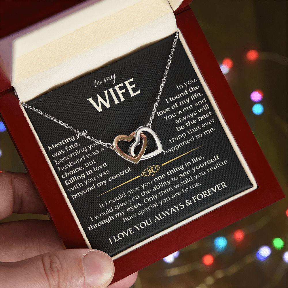 To My Wife - Interlocking Hearts