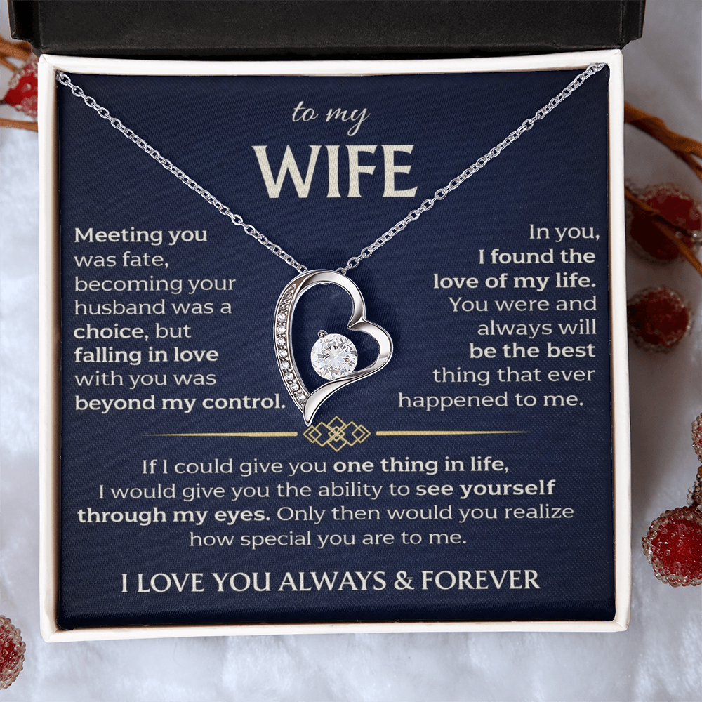 To My Wife - Forever Love Necklace