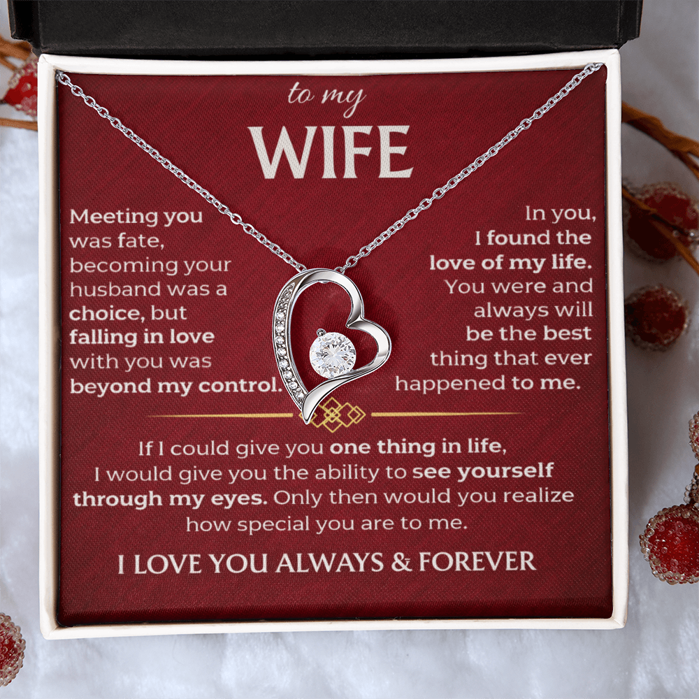 To My Wife - Forever Love Necklace