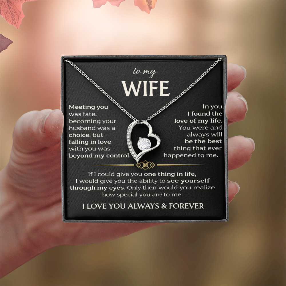 To My Wife - Forever Love Necklace