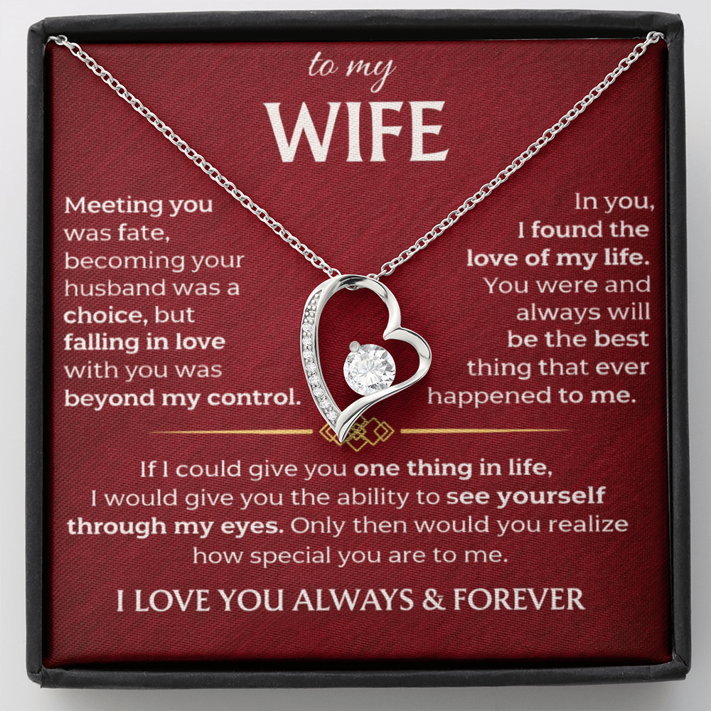 To My Wife - Forever Love Necklace