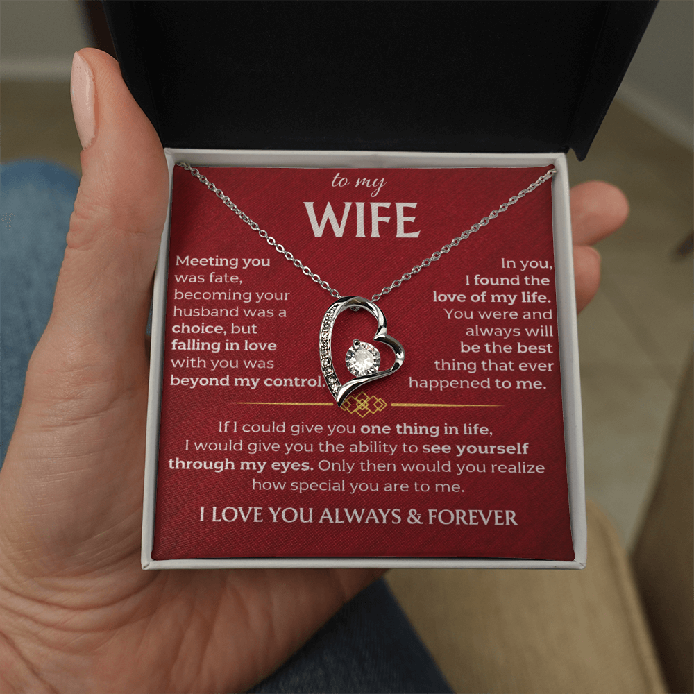 To My Wife - Forever Love Necklace