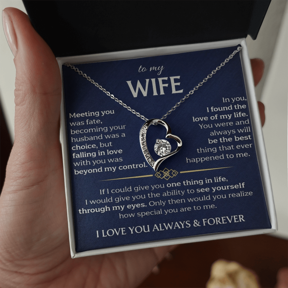 To My Wife - Forever Love Necklace