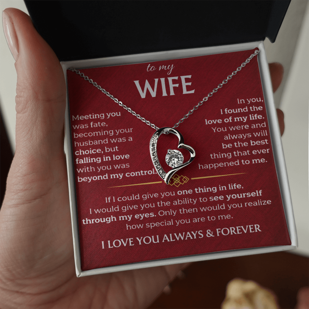 To My Wife - Forever Love Necklace