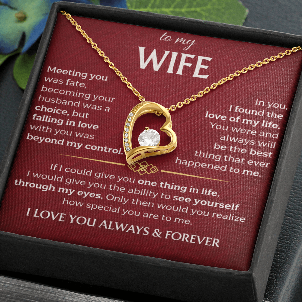To My Wife - Forever Love Necklace