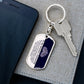 My Badass Daughter - Dog Tag KeyChain