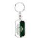 To My Badass Granddaughter - Green KeyChain