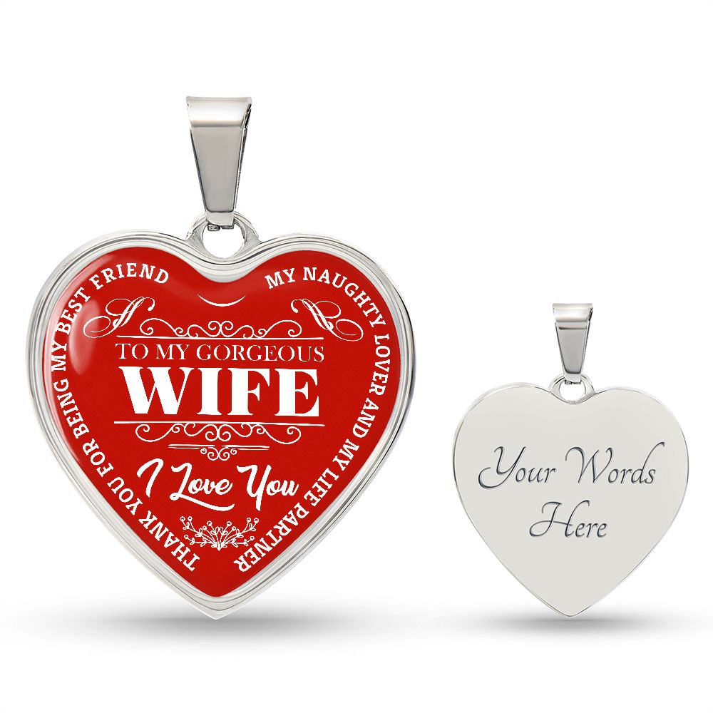 To My Gorgeous Wife - Red