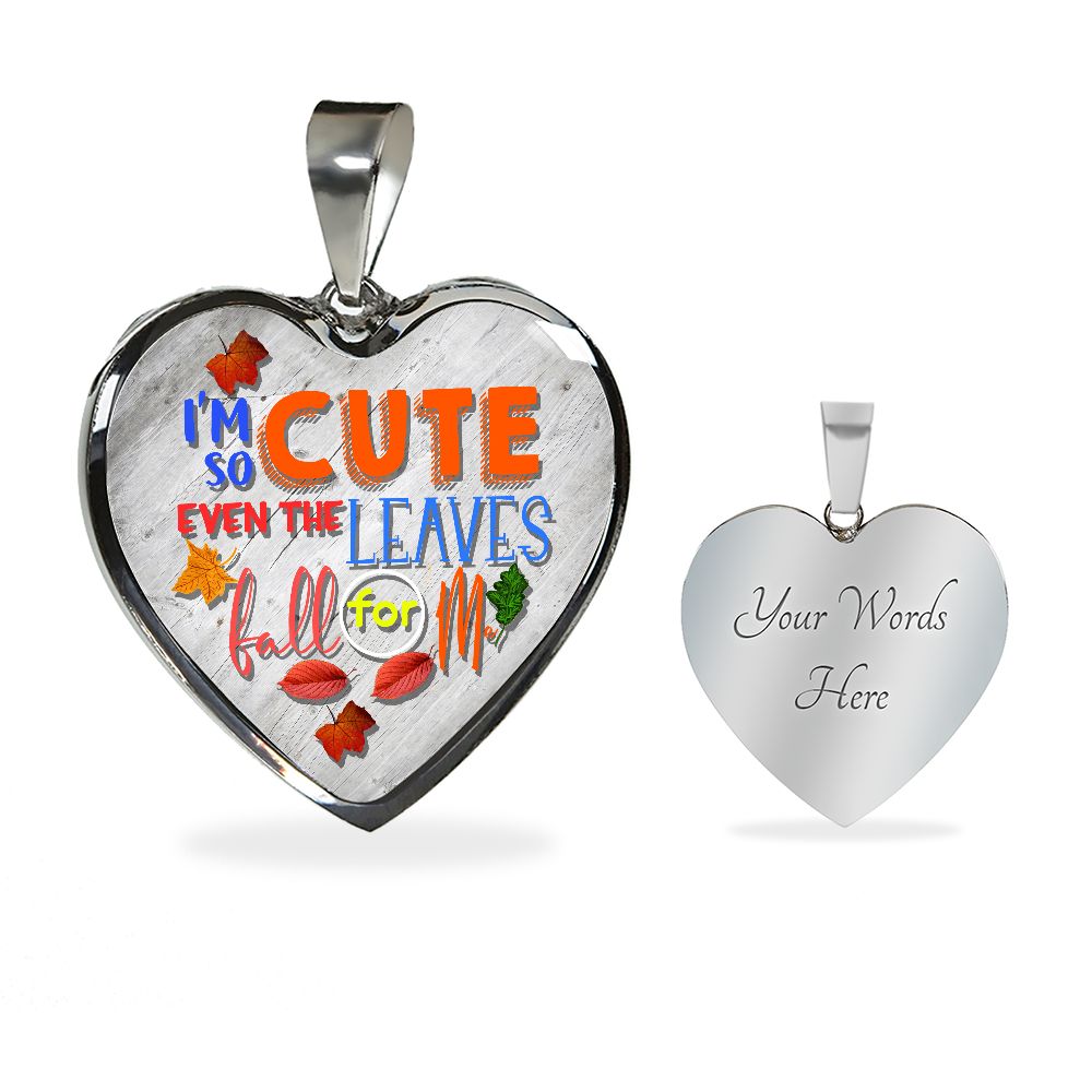 I'm So Cute, Even The Leaves Fall For Me