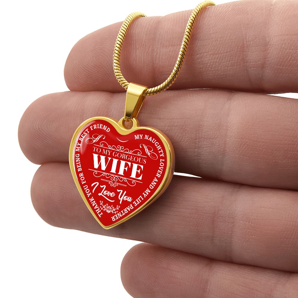 To My Gorgeous Wife - Red