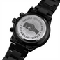 Son - Through Good Times & Bad - Engraved Black Chronograph Watch