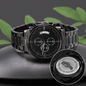 Son - Through Good Times & Bad - Engraved Black Chronograph Watch