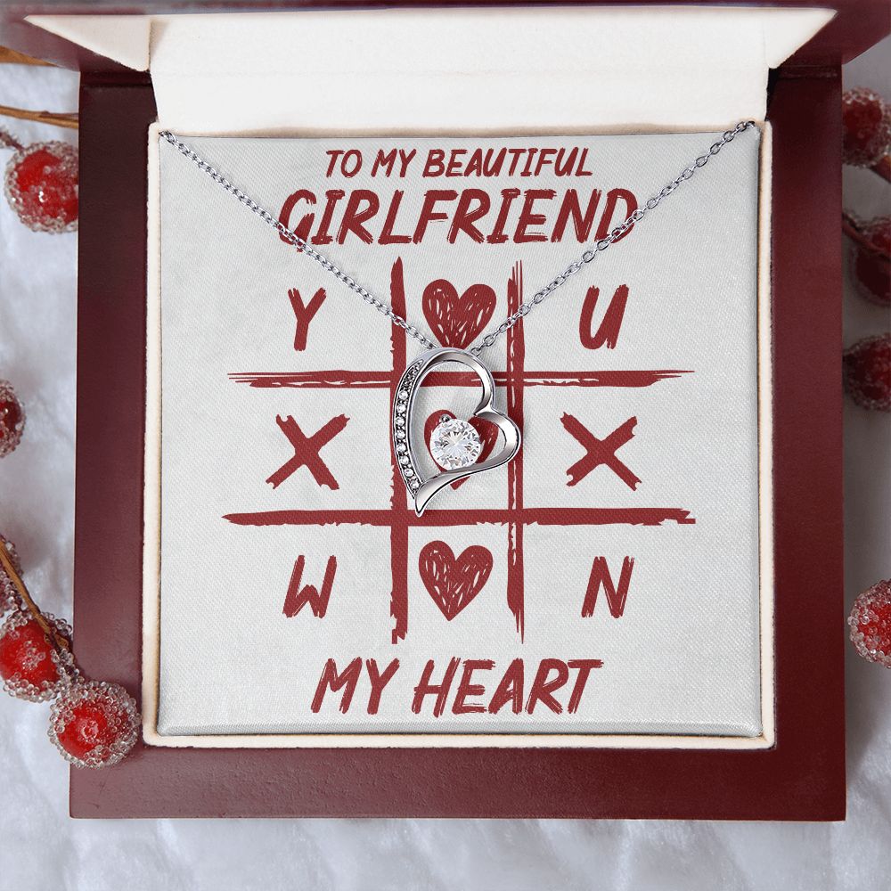 To My Beautiful Girlfriend - Forever Love Necklace