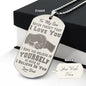 Son - Never Forget I Love You - Love Dad - Engraved Dog Tag Necklace